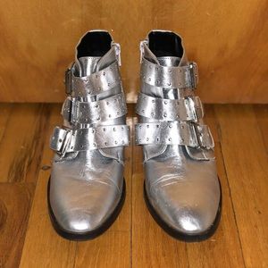 ASOS Ashleigh leather studded ankle boots